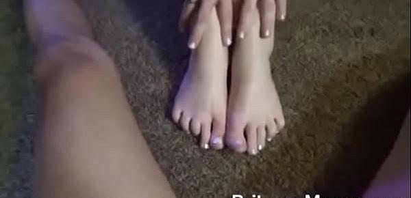  Debby - clear toes grey carpet